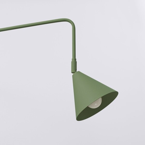 Sollux SL.1700 - Аплик NOX 1xE14/10W/230V зелен