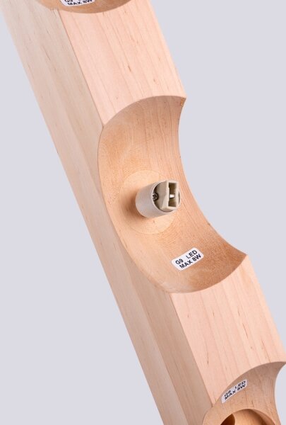Sollux SL.1685 - Плафон BULBO 4xG9/8W/230V бук/бял