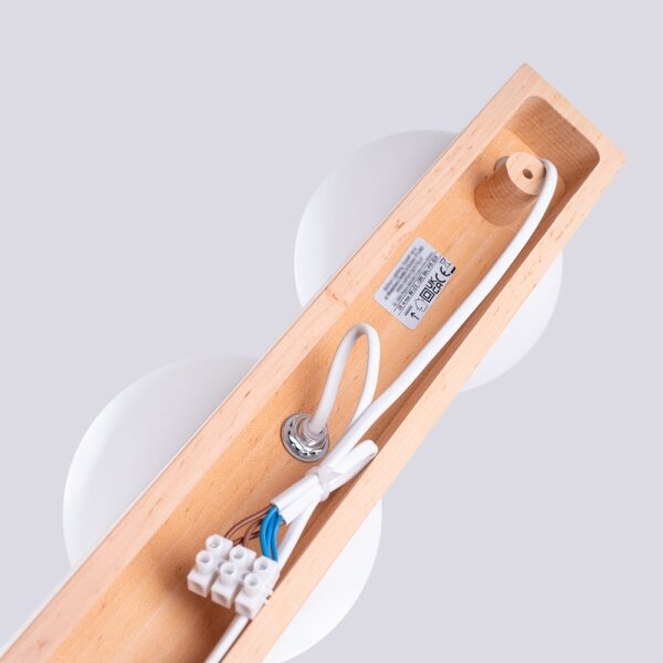 Sollux SL.1685 - Плафон BULBO 4xG9/8W/230V бук/бял