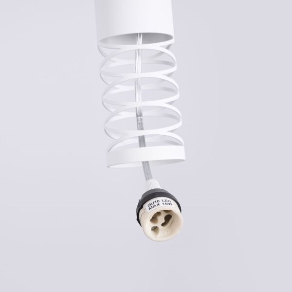 Sollux SL.1686 - Пендел LAMI 1xGU10/10W/230V бял