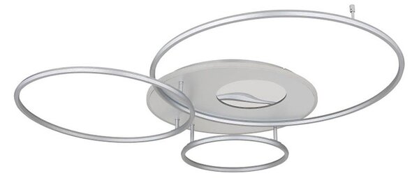 Globo 48466-70A - LED димируемо таванно осветително тяло INVERTINA LED/70W/230V сребристо + дистанционно управление
