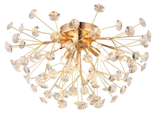 Globo 64135D - LED Плафониера KATRINA 4xG9/3,5W/230V златист
