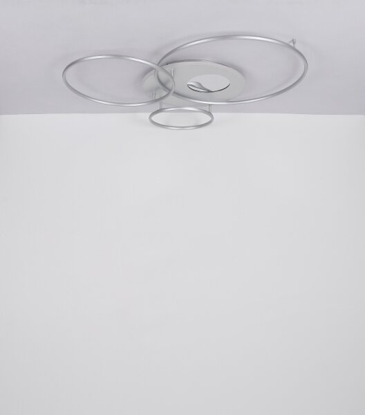 Globo 48466-70A - LED димируемо таванно осветително тяло INVERTINA LED/70W/230V сребристо + дистанционно управление