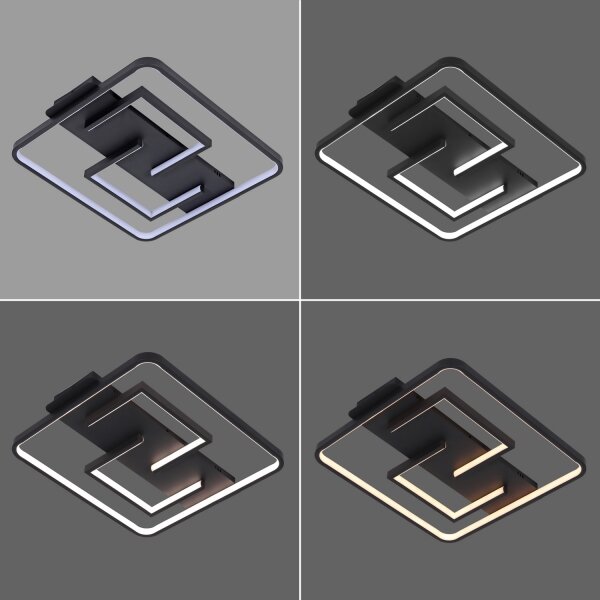 Brilagi - LED димируемо таванно осветително тяло FLARE LED/34W/230V 3000-6000K + ДУ