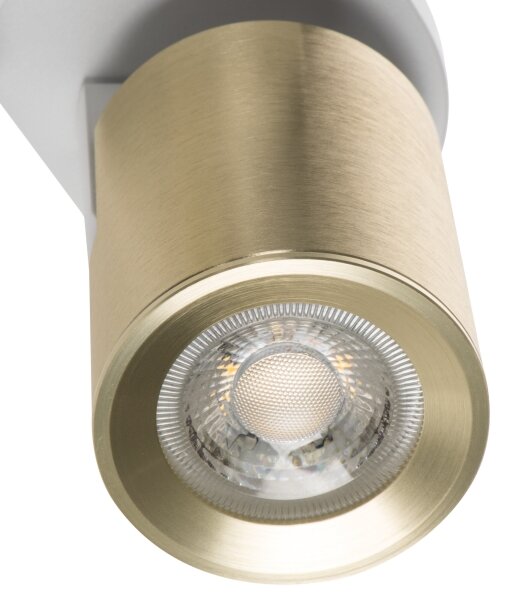 Kanlux 38966 - Спот LAURIN 3xGU10/10W/230V месинг/бял