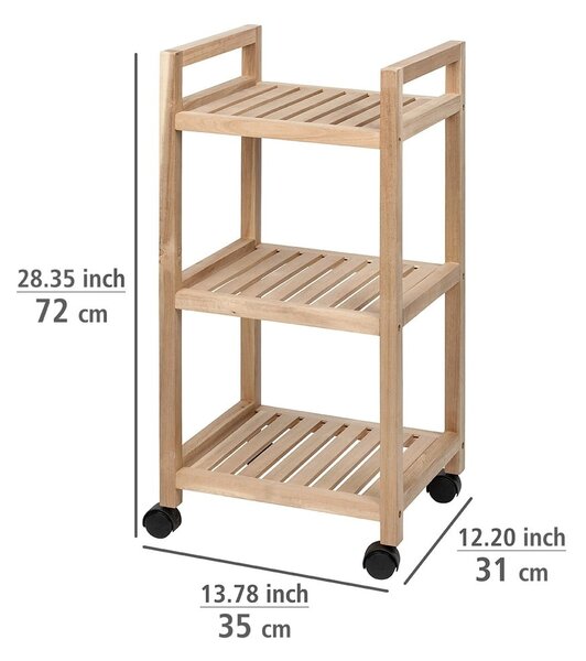 Рафт за баня естествен 35x72 cm Acina – Wenko