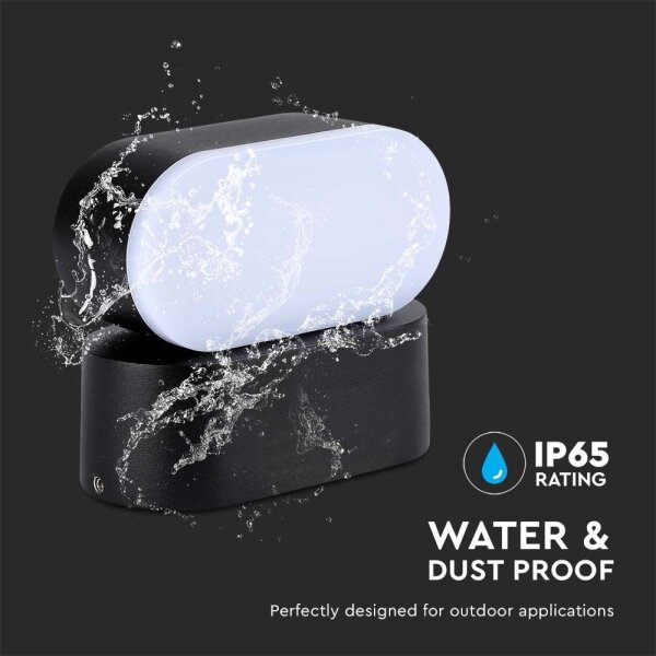 LED Екстериорен гъвкав аплик LED/5W/230V 4000K IP65 черен