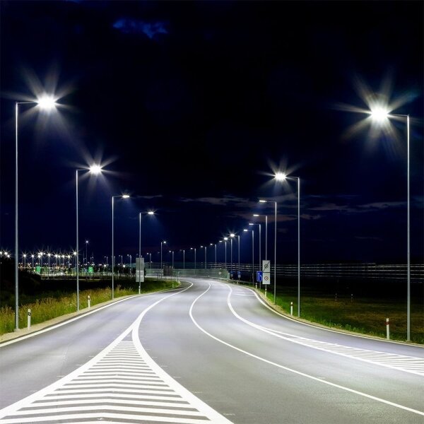 LED улична лампа SAMSUNG CHIP LED/30W/230V 6500K IP65 сива