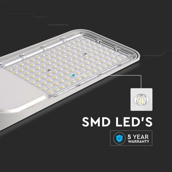 LED улична лампа SAMSUNG CHIP LED/30W/230V 6500K IP65 сива