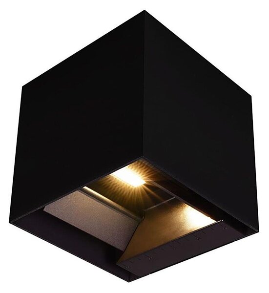 LED соларен стенен фенер с датчик LED/9W/3,7V 3000/4000/5000K IP65 черен