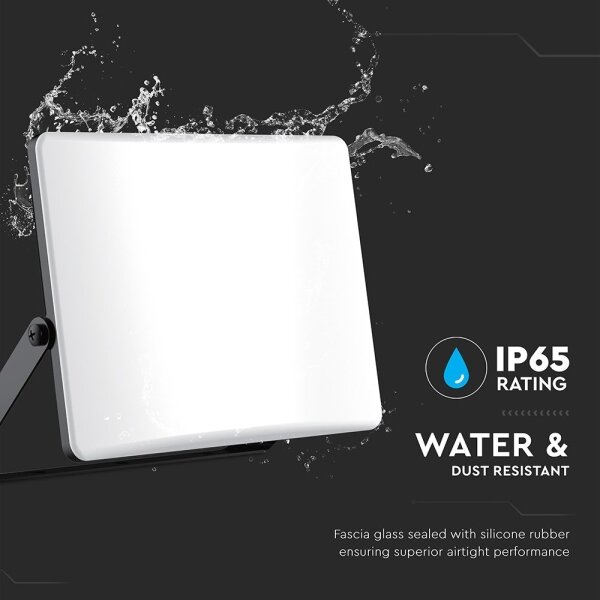 LED прожектор 30W 230V 3000/4000/6500K IP65 черен