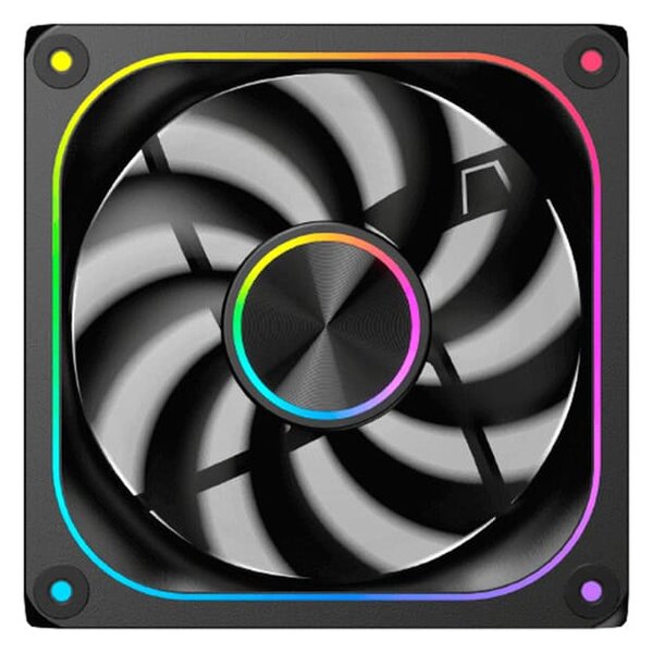 Вентилатор 120mm, Xigmatek Infinity J22A, 1500 rpm, черен, 1 бр., A-RGB подсветка