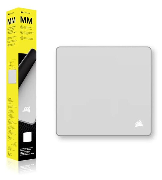 Подложка за мишка Corsair MM Anti-fray Cloth Medium, гейминг, сива, 320 x 300 x 2 мм