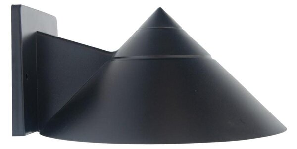 Brilagi - Външна стенна конзола HARBOR CONE 1xE27/40W/230V 20 cm IP33 черна