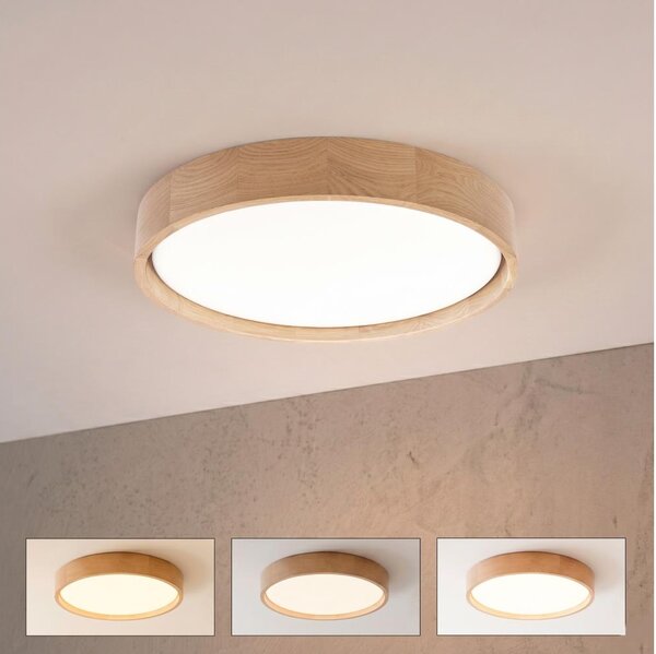 Brilagi - Димируем LED плафон MANAROLA LED/24W/230V 3000-6500K Ø 41 см + дистанционно управление