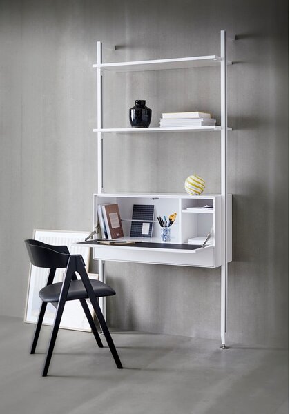 Бял шкаф за книги 94x210 cm Edge by Hammel - Hammel Furniture