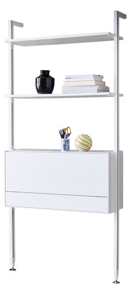 Бял шкаф за книги 94x210 cm Edge by Hammel - Hammel Furniture