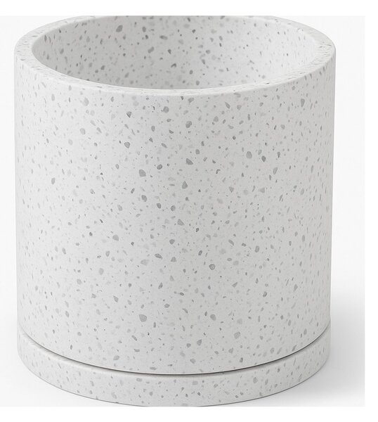 Комплект от 2 бели саксии, ø 26 cm Terrazzo - Bonami Selection