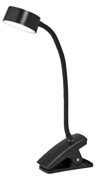 Osram - LED димируема настолна лампа с щипка OFFICE LINE LED/4,8W/230V черна