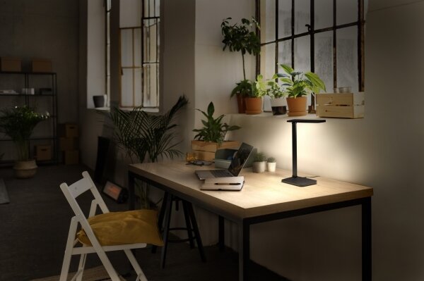 Osram - димируема LED настолна лампа OFFICE LINE LED/7W/230V черна