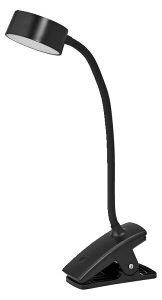Osram - LED димируема настолна лампа с щипка OFFICE LINE LED/4,8W/230V черна