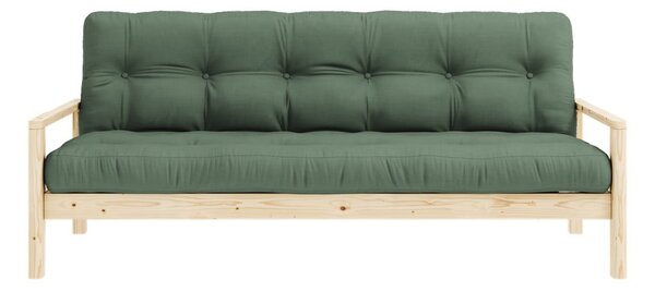 Зелен разтегателен диван 205 cm Knob - Karup Design