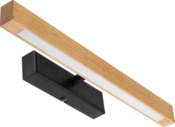 LED осветително тяло за картини VERDE LED/5,5W/230V 3000K 46 cm дъб/черно