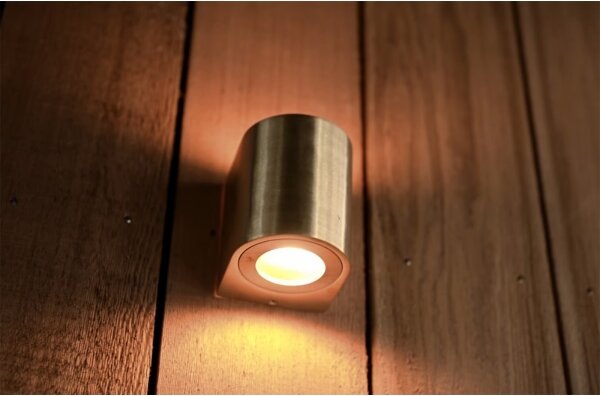 Nordlux - LED външно стенно осветително тяло CANTO 2xLED/5,5W/230V IP44 златисто
