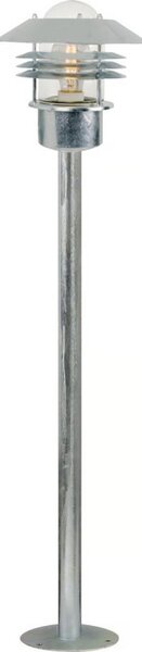 Nordlux - Външна лампа VEJERS 1xE27/60W/230V IP54 сребриста 92 см