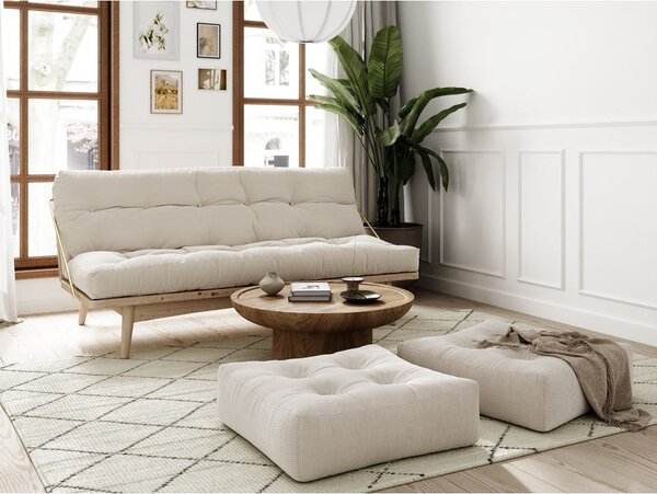 Розов разтегателен диван 190 cm Folk - Karup Design