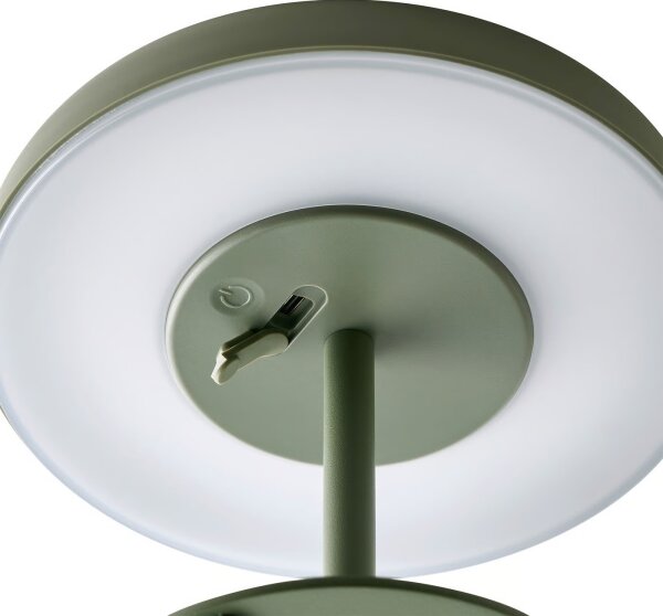 Nordlux - LED соларна лампа ELMER LED/2W/3,7V IP44 зелена