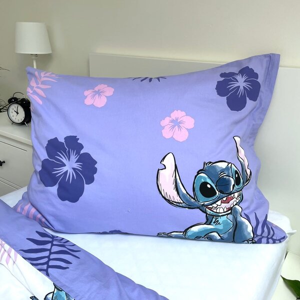 Памучно детско спално бельо за единично легло 140x200 cm Lilo and Stitch - Jerry Fabrics