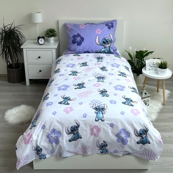 Памучно детско спално бельо за единично легло 140x200 cm Lilo and Stitch - Jerry Fabrics