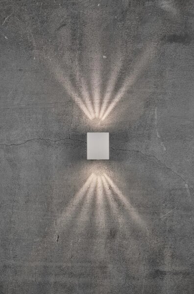 Nordlux - LED външно стенно осветително тяло CANTO 2xLED/6W/230V IP44 бяло