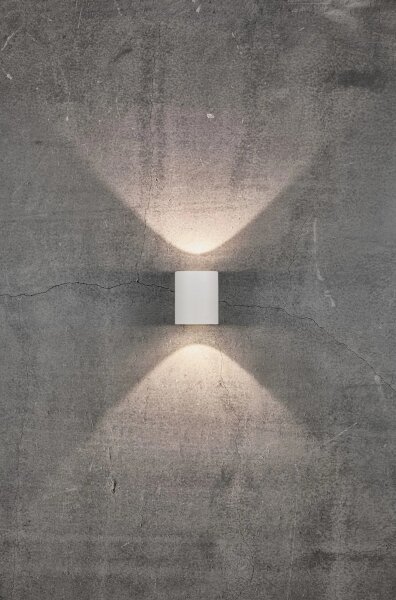 Nordlux - LED външно стенно осветително тяло CANTO 2xLED/6W/230V IP44 бяло