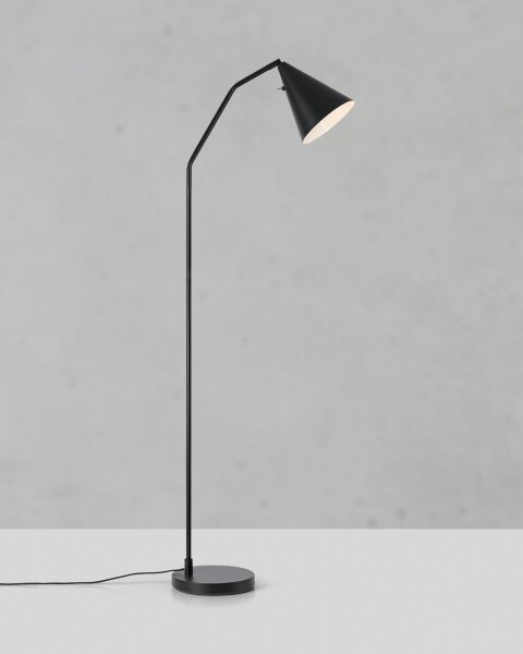 Markslöjd 108889 - LED димируема подова лампа FUNIL LED/4,9W/230V черна