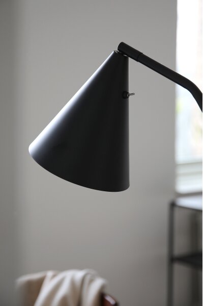 Markslöjd 108889 - LED димируема подова лампа FUNIL LED/4,9W/230V черна