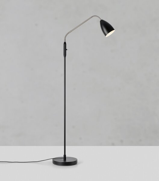 Markslöjd 108886 - димируема подова лампа PATRO LED/4,9W/230V черна
