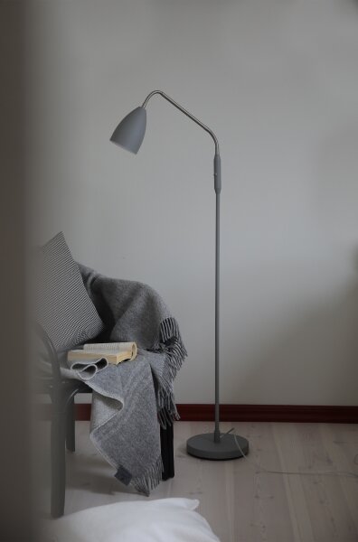 Markslöjd 108888 - Димируема LED подова лампа PATRO LED/4,9W/230V сива