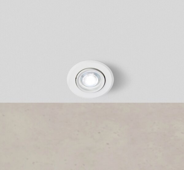 Markslöjd 108885 - димируемо вградено таванно осветително тяло за баня PLUTO LED/4,9W/230V IP44 бяло