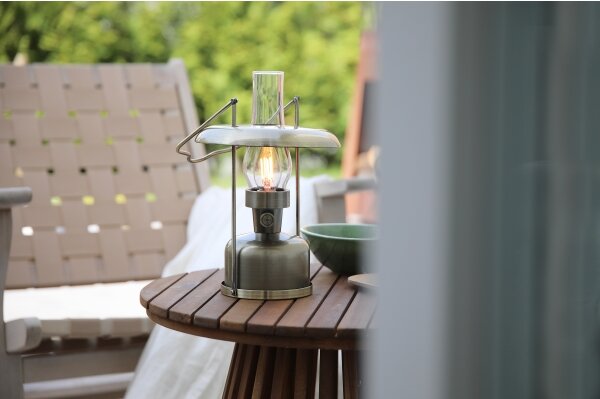 Markslöjd 108894-LED с димер презареждаема лампа FANOS LED/2,5W/3,7V 4000 mAh IP44 месинг