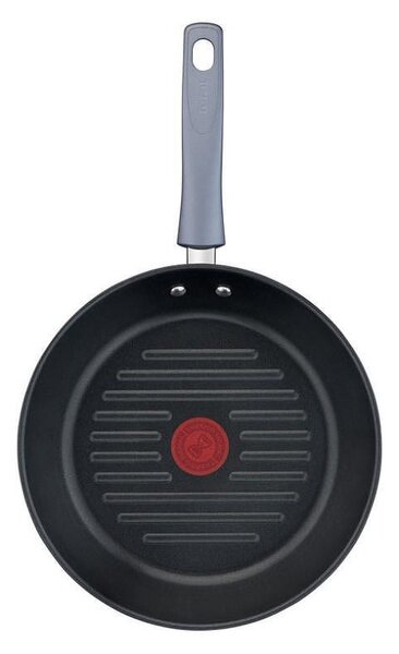 Грил тиган Tefal G7314055 DAILY COOK, 26 см, Thermo-Spot & Signal, Индукция, Сребрист