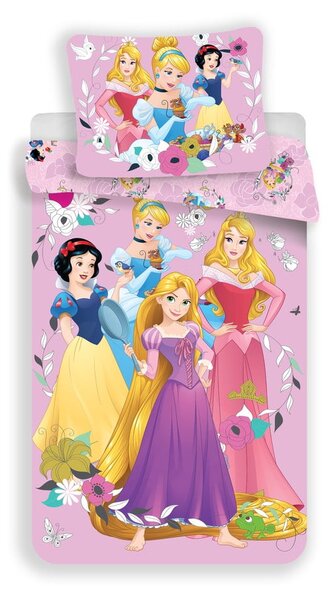 Памучно детско спално бельо за единично легло 140x200 cm Princess - Jerry Fabrics