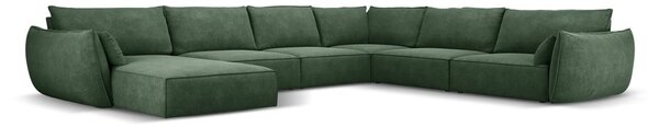 Тъмнозелен ъглов диван (десен ъгъл) Vanda - Mazzini Sofas