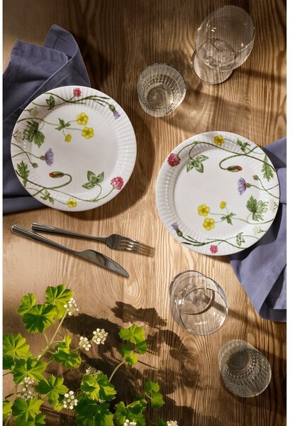 Бяла десертна порцеланова чиния ø 22 cm Hammershøi Summer – Kähler Design