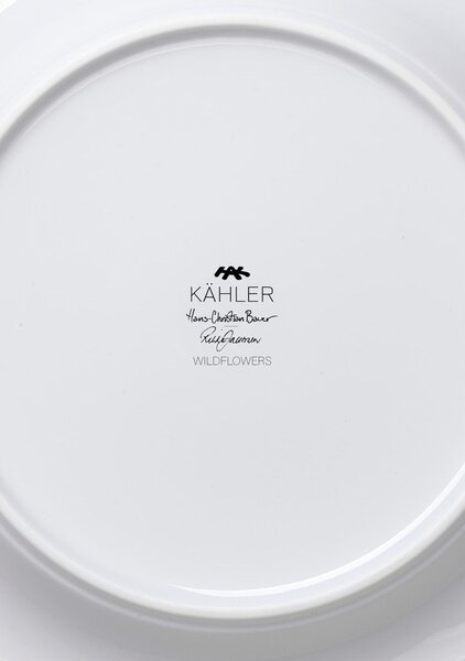 Бяла десертна порцеланова чиния ø 22 cm Hammershøi Summer – Kähler Design