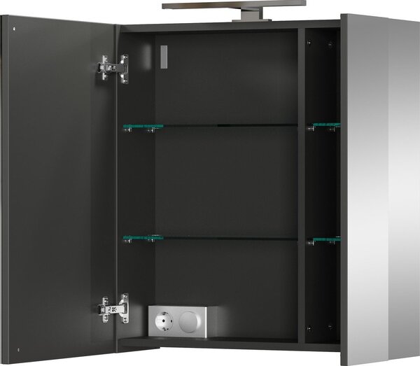Сив шкаф за баня 60x71 cm – Germania
