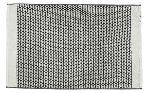 Черно-бяла текстилна постелка за баня 50x80 cm Grid - Mette Ditmer Denmark