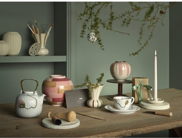 Бяла порцеланова чаша 380 ml Hammershøi Poppy – Kähler Design