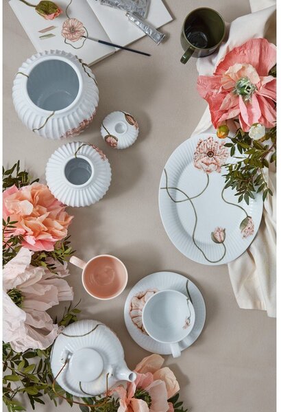 Бяла порцеланова чаша 380 ml Hammershøi Poppy – Kähler Design